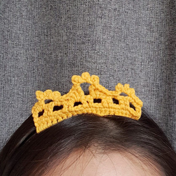 왕관 머리띠 코바늘 DIY 패키지(전과정 제작영상 포함)