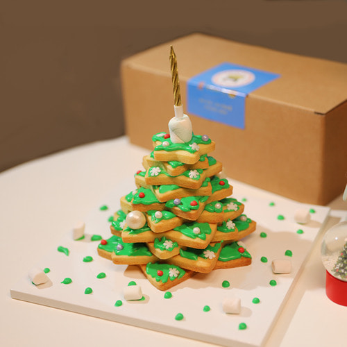 크리스마스 입체 트리 쿠키 만들기 DIY KIT