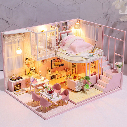 DIY 미니어처 하우스 - 핑크 드림 빅 하우스