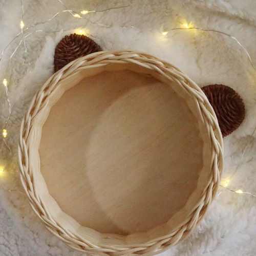 곰돌이 바구니 만들기 라탄 DIY 키트
