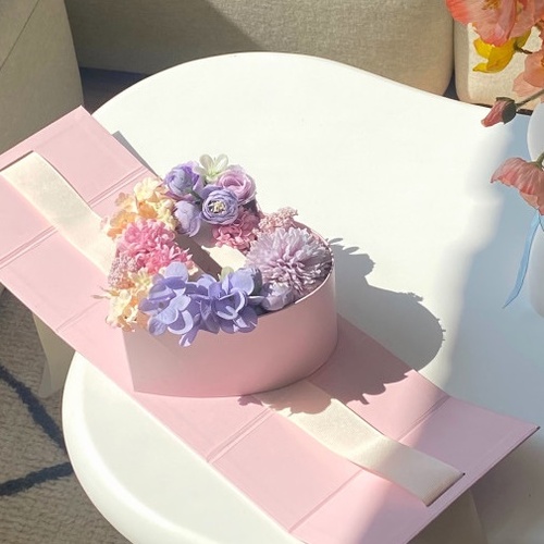 카네이션 비누꽃 하트용돈박스 DIY 키트