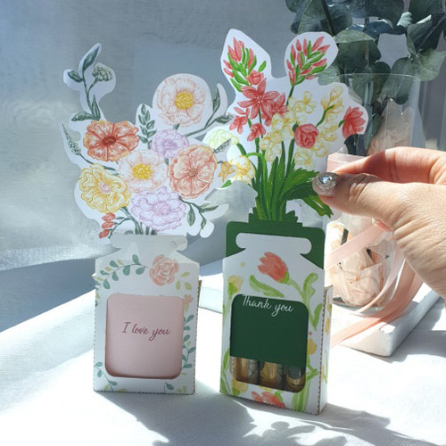 어버이날 슬리이딩 꽃병 부모님 용돈 이벤트 박스 만들기 DIY 키트