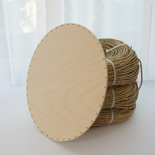 라탄합판 자작나무합판 원형 바구니 만들기