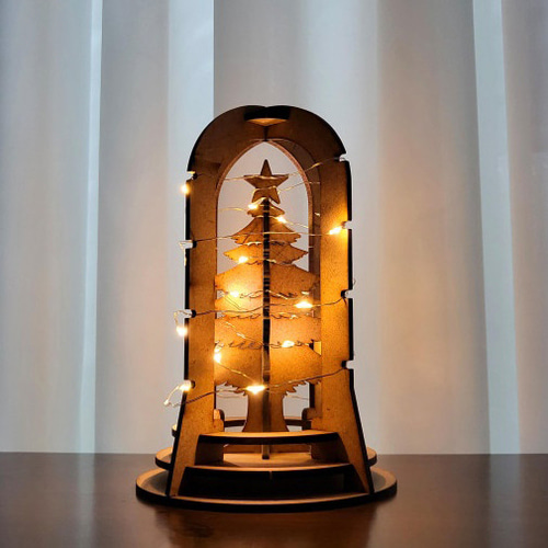 크리스마스 트리 무드등 만들기 DIY KIT (설명서,건전지형실전구 포함)
