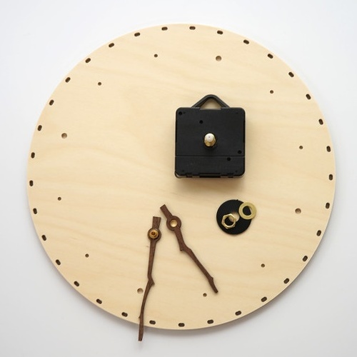 월넛 나무 시계바늘 나뭇가지형 라탄 시계만들기 재료