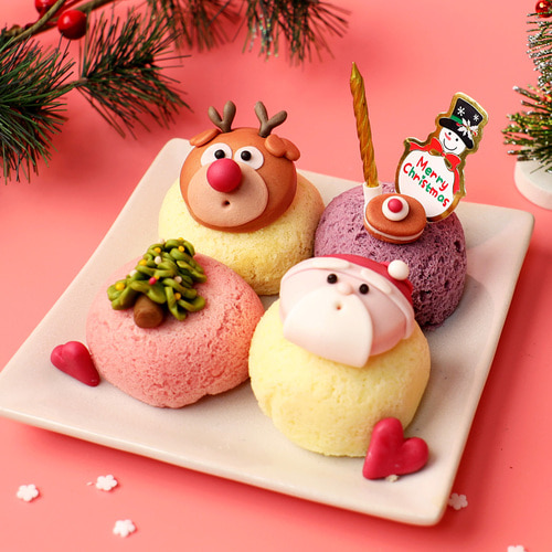 크리스마스 케이크 만들기 쌀카롱 세트 DIY 키트