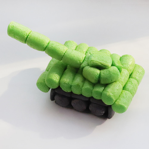 플레이콘 탱크 만들기 키트 DIY/KIT 어린이교구 교육 노인미술