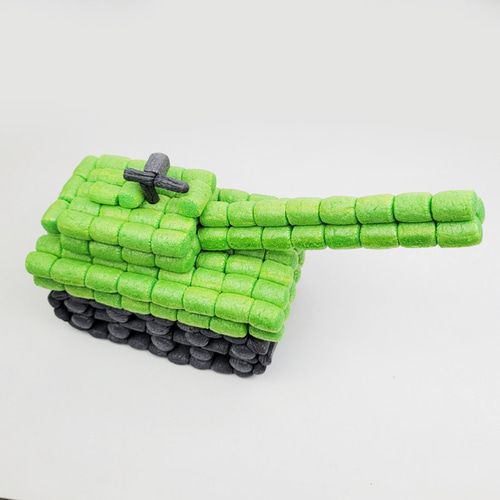 플레이콘 대형전차 탱크 만들기 키트 DIY/KIT 어린이교구 교육 노인미술