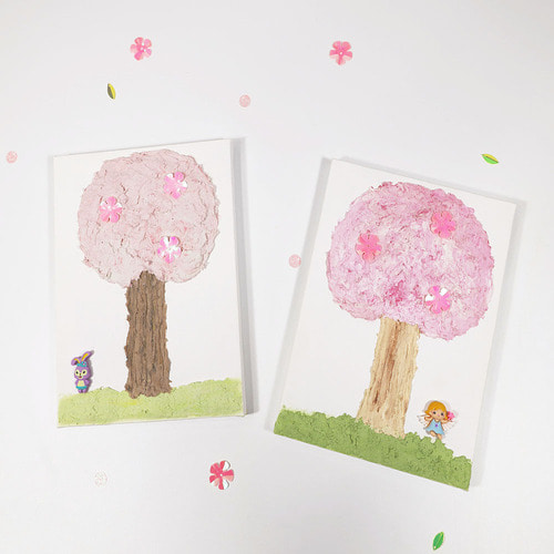 스컬프쳐 페인팅 DIY KIT - 화사한 벚꽃나무