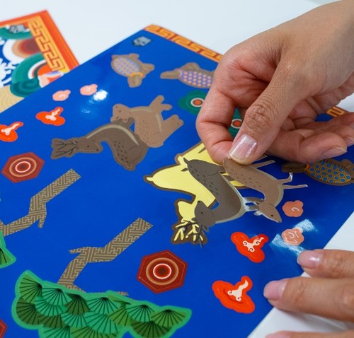 전통 민속놀이 스티커 윷놀이 만들기 DIY 키트 유아 초등 보드게임 도안 추석 미술놀이