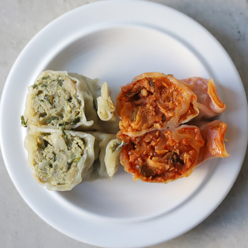 쌀집아줌마 수제왕만두 선물세트 (만두,사골육수,꽃떡,사랑떡)