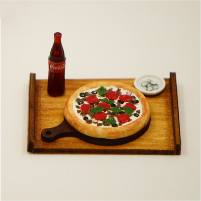미니어처 음식 피자 세트 만들기 DIY 키트 미니셰프 컬렉션