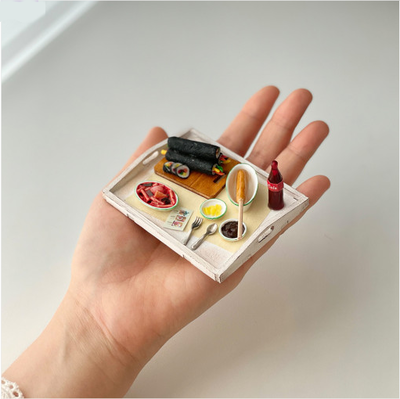 미니어처 음식 분식 세트 만들기 DIY 키트 미니셰프 컬렉션