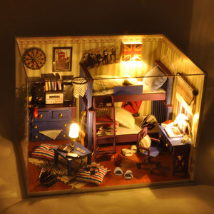 DIY 미니어처 하우스 - 영국 소년의 방