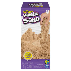 [키네틱 샌드] 브라운 모래 1kg 천연모래 공룡화석 발굴시리즈 모래놀이