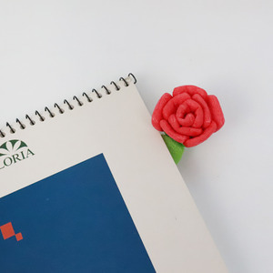 플레이콘 책갈피 빨간장미 만들기 키트 DIY/KIT 어린이교구 교육 노인미술
