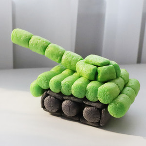 플레이콘 탱크 만들기 키트 DIY/KIT 어린이교구 교육 노인미술