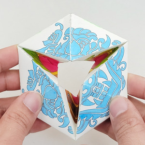 전통 3D 입체 종이접기 만들기 패키지 DIY/KIT 교육 교구 종이수업 (5인)