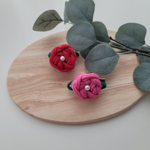 카네이션 브로치 감사의 달 꽃 브로치 2개 만들기 DIY KIT 양말목 리사이클링