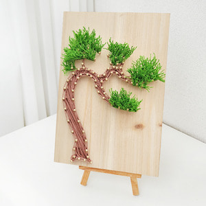 소나무 스트링아트 만들기 패키지 DIY/KIT 키트 수업 교구 전통 나무